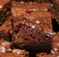 chewy chocolate brownie
